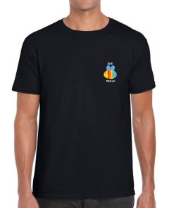 Bee Proud Pride LGBTQ Cute Bee Tee Mens Ladies Unisex T-shirt