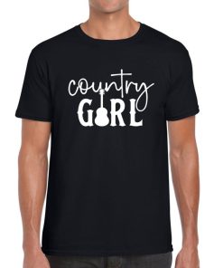Country Girl Music Novelty Tee Mens Ladies Unisex T-shirt