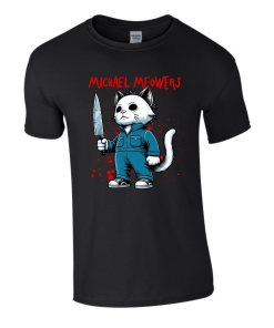 Michael Meowers Novelty Funny Gift Tee Mens Unisex T-shirt